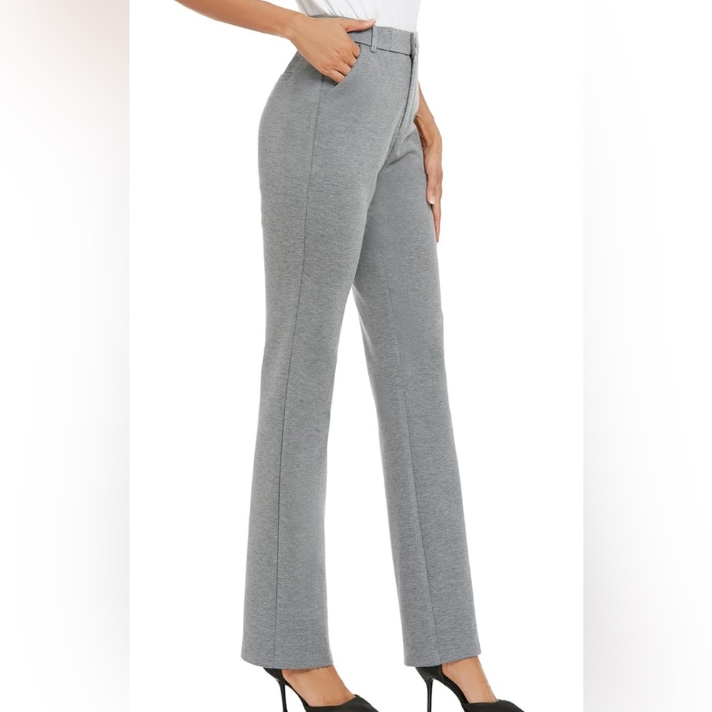 Light Gray Stretchy Dress Pants sz 12